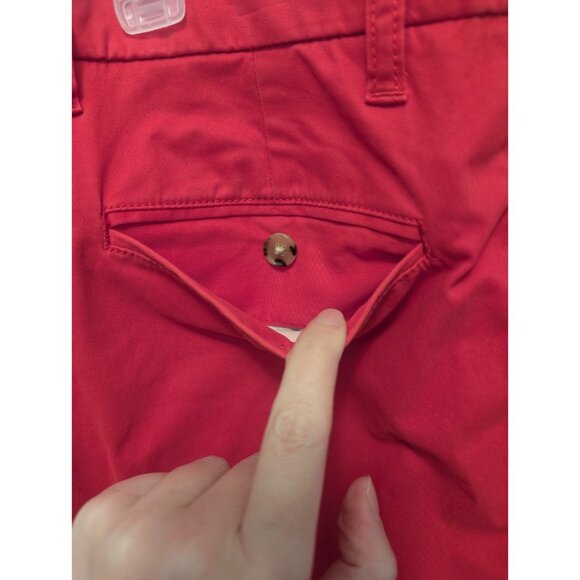 Tommy Hilfiger Men's Slim Fit Red Khaki Pants 32x29 - Picture 6 of 8